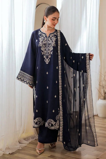 Mushq unstitched fully Embroidered with thread