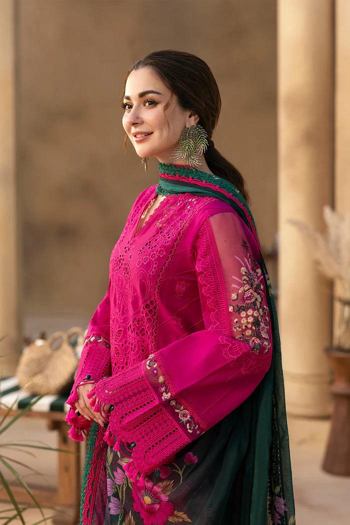 BRISHNA SUMMER HEAVY EMBROIDERED CHIKANKARI 3PC