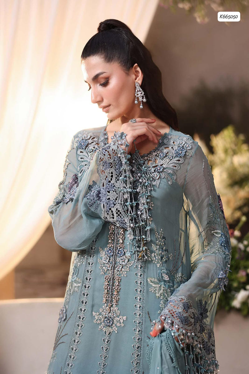M-B EMBROIDERED 3PC SUIT