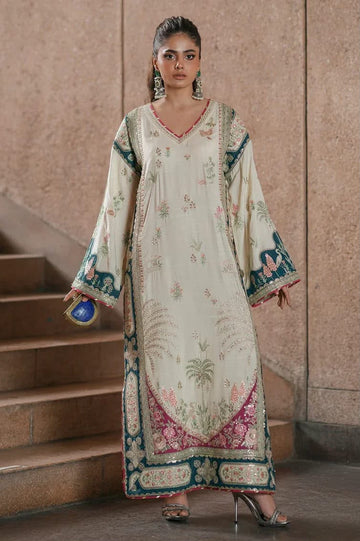 Kaftan silk 2pc suit
