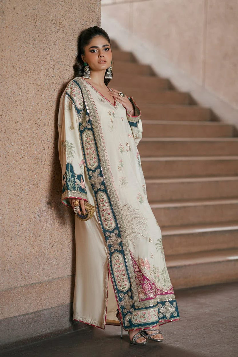 Kaftan silk 2pc suit
